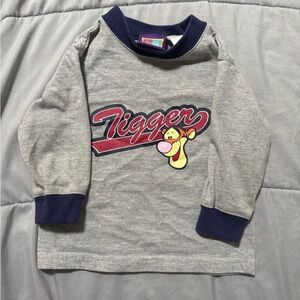 Vintage Disney Purple Pooh Tag Tigger 12 Months Long Sleeve Tigger